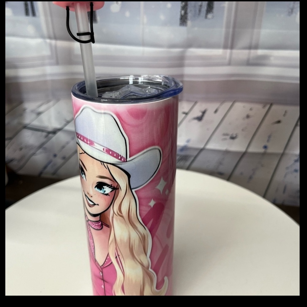 Handmade‎ Cowgirl Tumbler . MWOT
